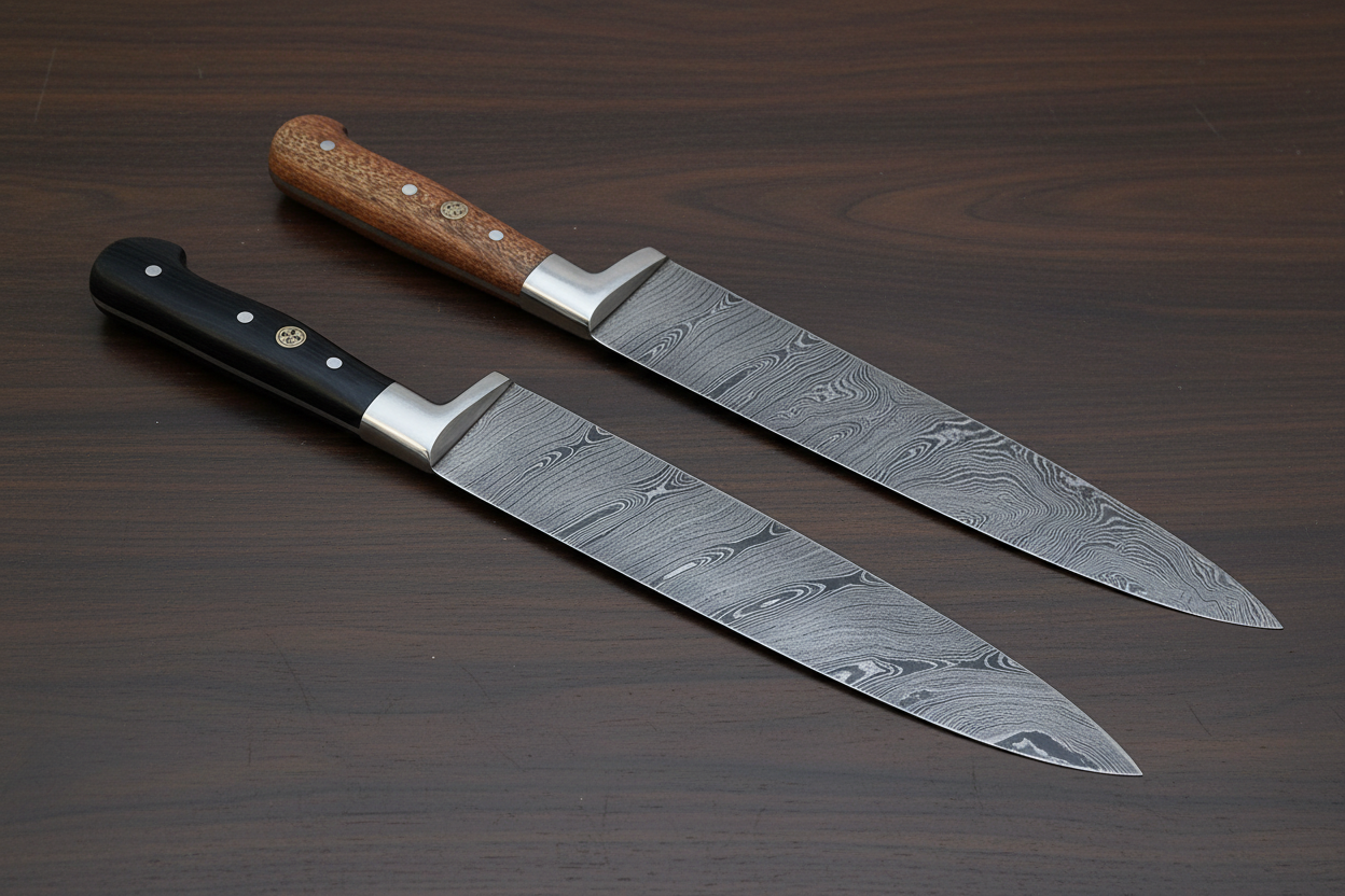 Triocraft Damascus Chef Knife Set – Pack of 3