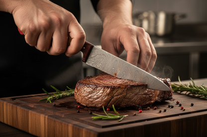 Trigrove Damascus Kitchen Knife Set – 5 Piece