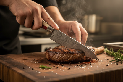 Lone Star Damascus Kitchen Knife Set – 7 Piece
