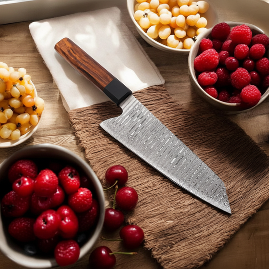 Obsidianrose Damascus Chef Knife