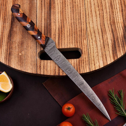 Emberflame Damascus Fillet Knife