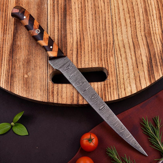 Emberflame Damascus Fillet Knife