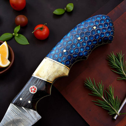 Honeybone Damascus Fillet Knife